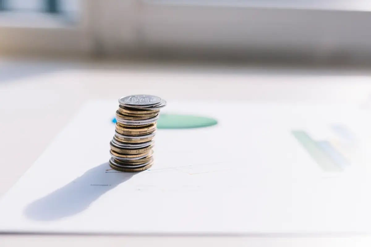 Blog Image - Coin stack and graph