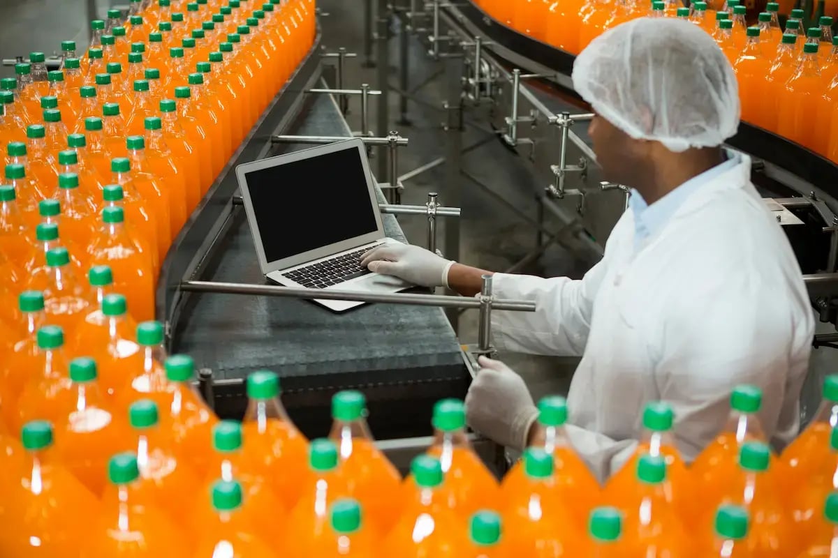 Blog Image - production line juice factory